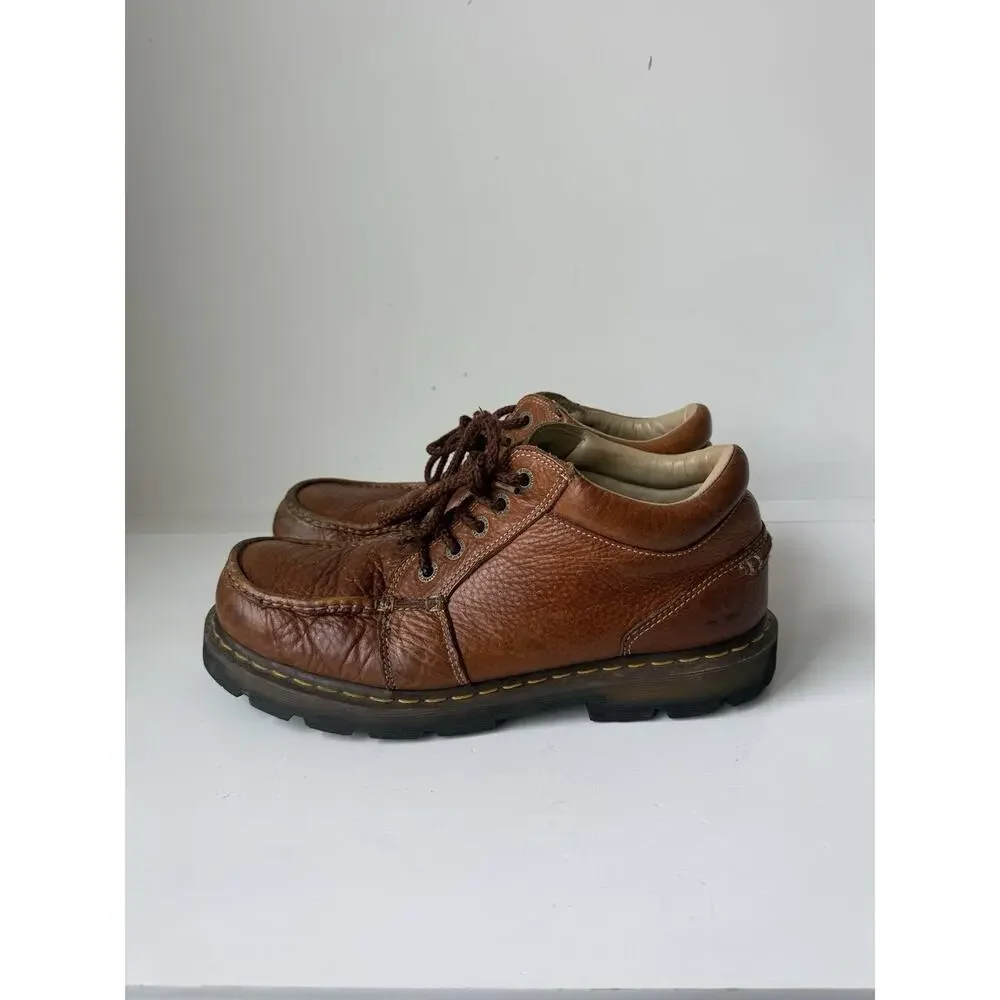 Dr Martens VTG Chuck Brown Leather Y2K Boots Mens US 13M
